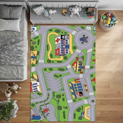 tapis-voiture-enfant-circuit-hôpital-bus
