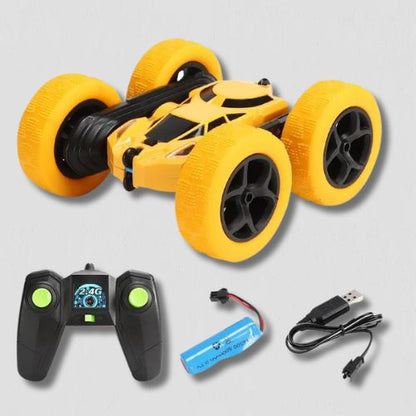 voiture-électrique-enfant-jaune-moutarde