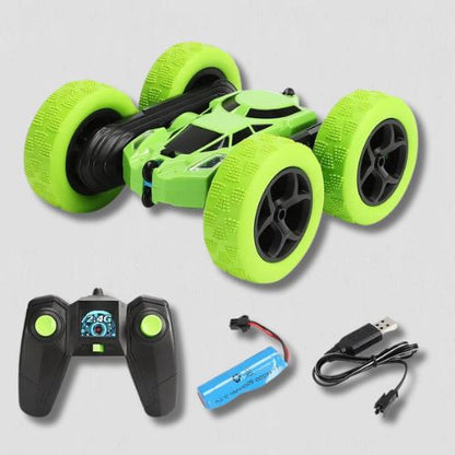 voiture-électrique-enfant-vert-télécommandé