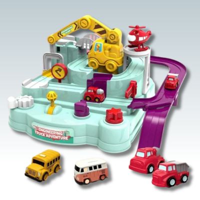 voiture-jouet-camion-rouge