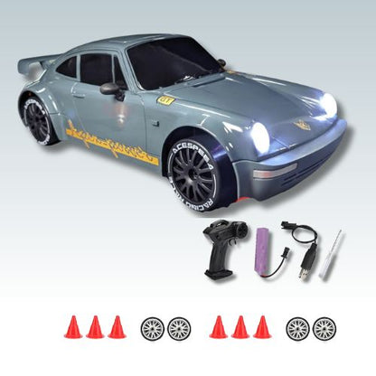 voiture-télécommandée-enfant-course-gri