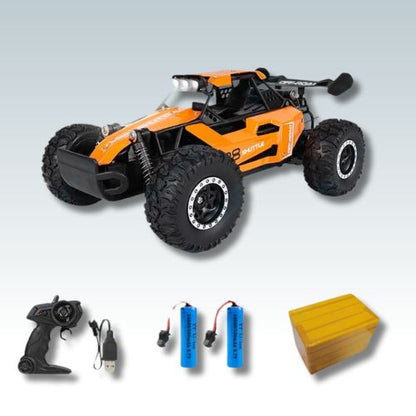 voiture-télécommandée-enfant-plastique-jaune